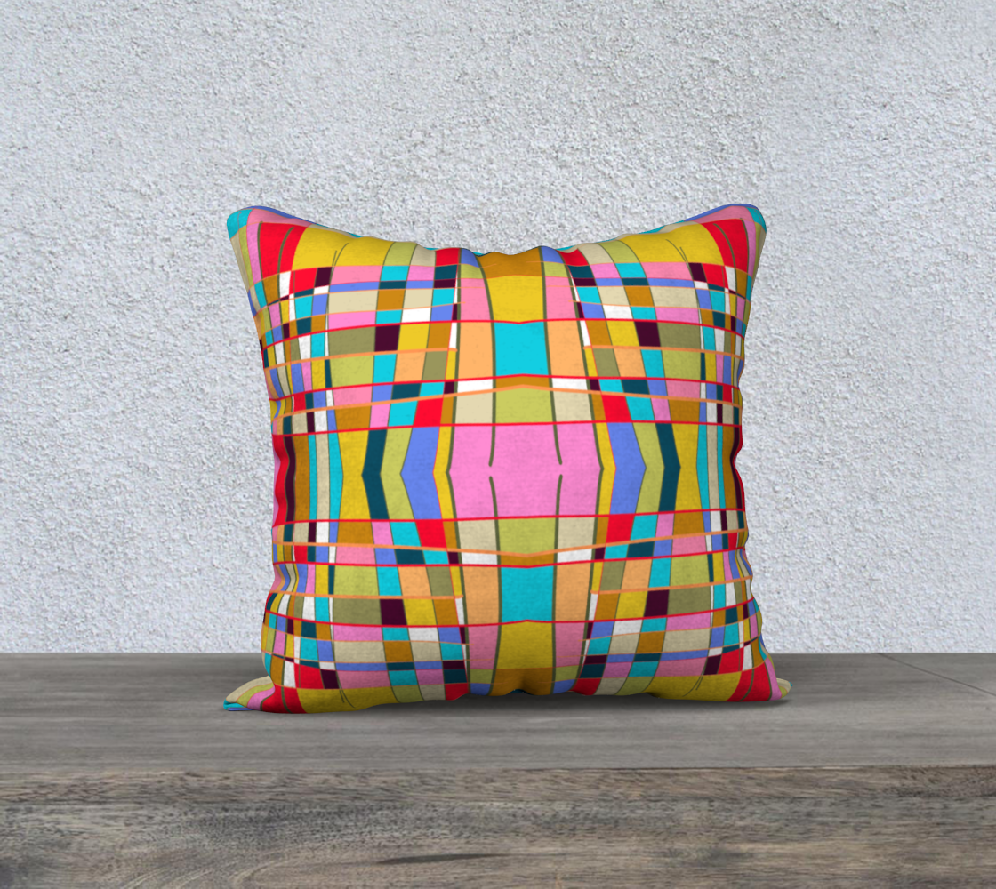 Housse de coussin avec le motif Mondrian