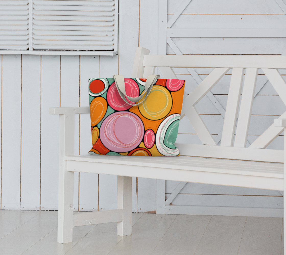 Fourre-tout géant avec le motif Bubble gum