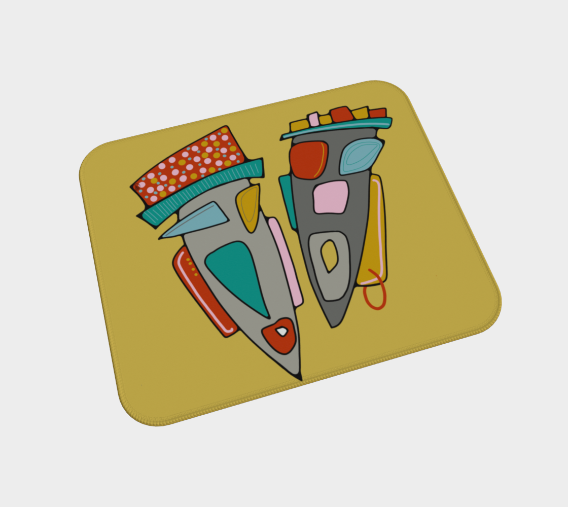 Tapis de souris avec le motif Bonhommes