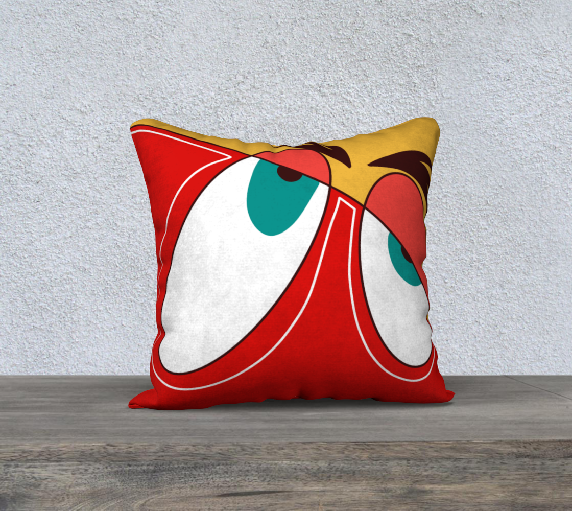 Housse de coussin avec le motif Je te vois