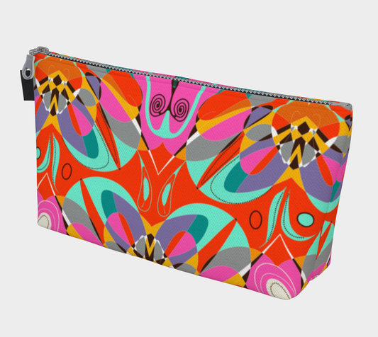 Trousse à maquillage avec le motif Oiseau du paradis