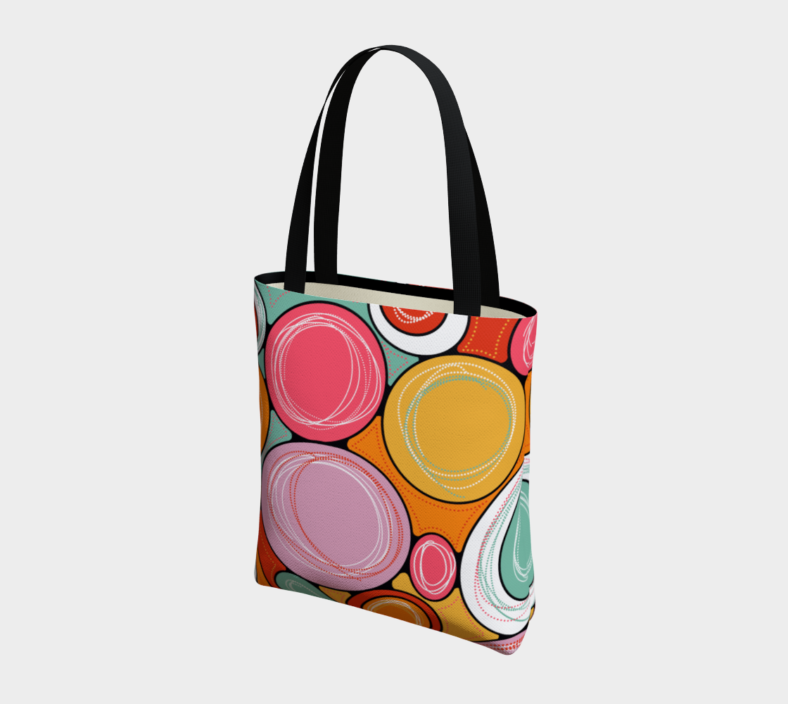 Sac cabas imprimé avec le motif Bubble gum