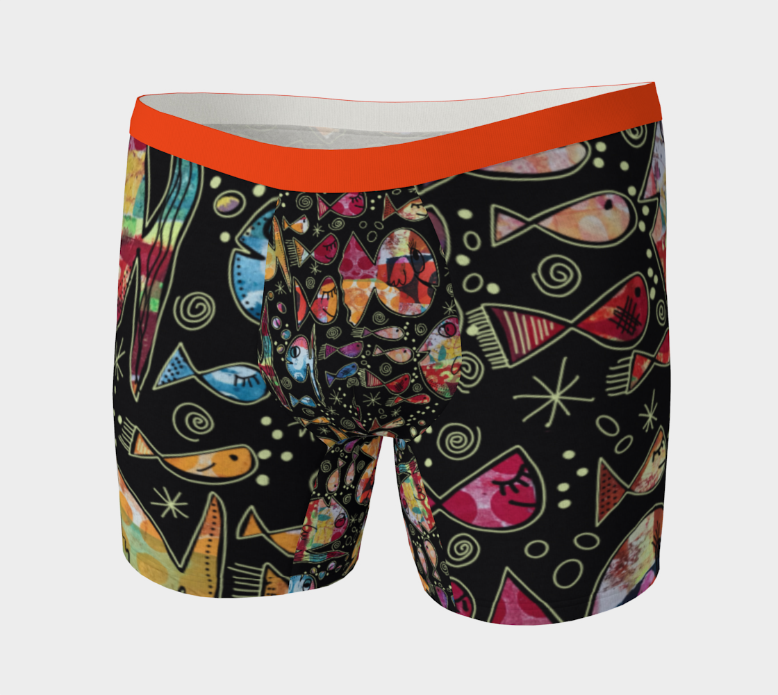 Boxer avec le motif Je m’en fish