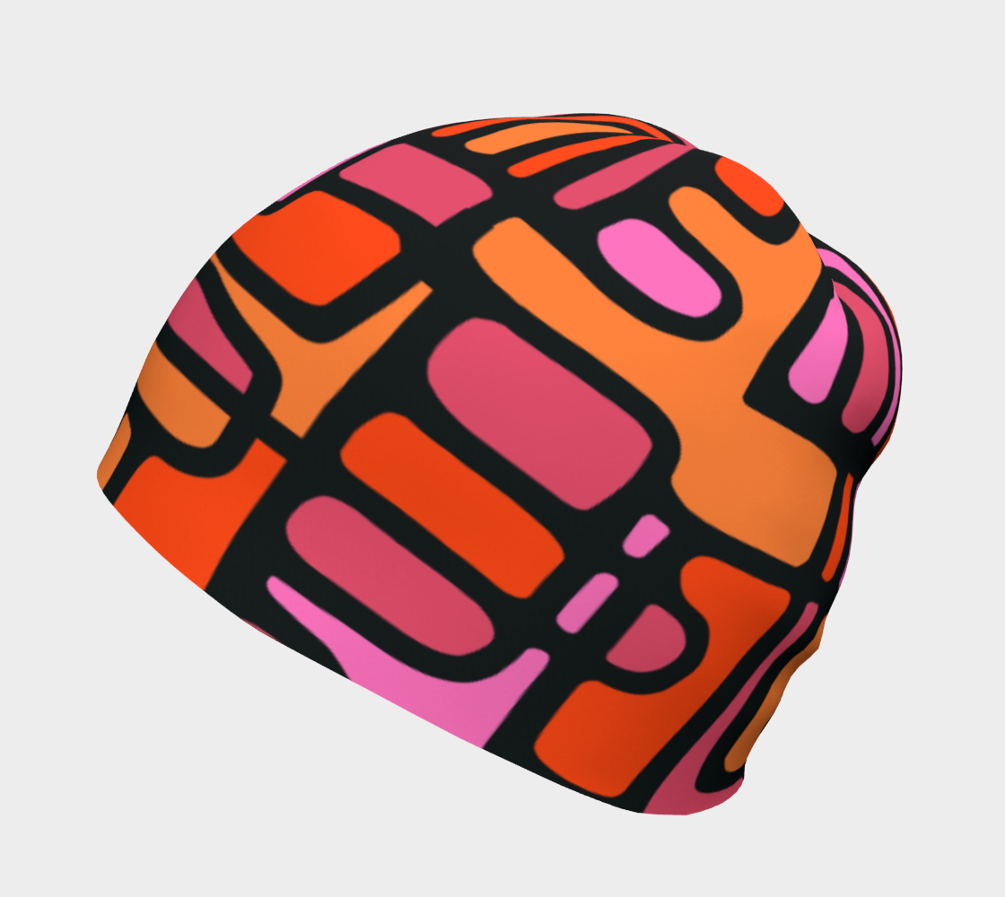 Tuque avec le motif Labyrinthe