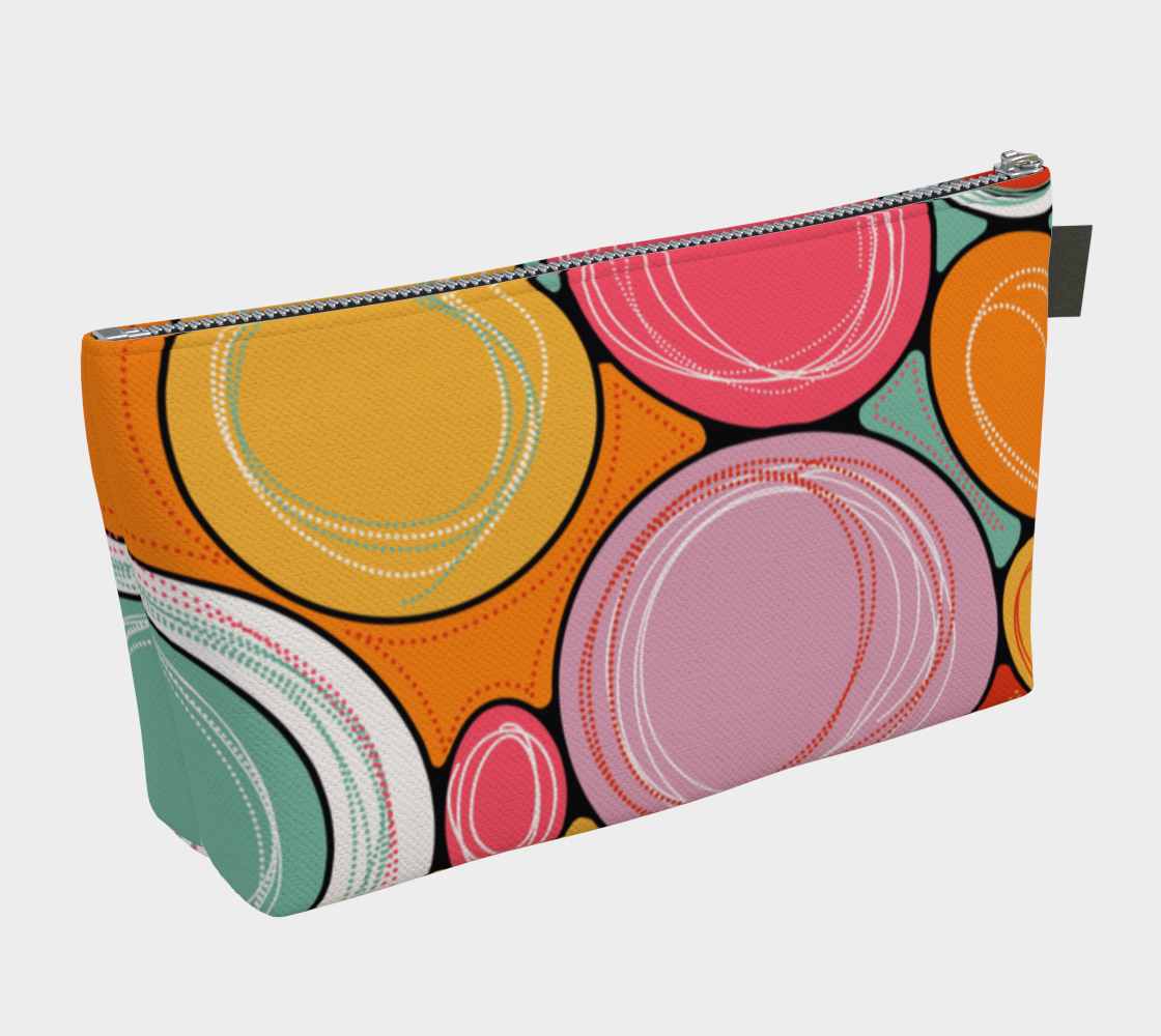 Trousse avec le motif Bubble gum