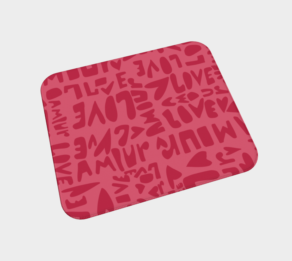 Tapis de souris avec le motif  Love Amour