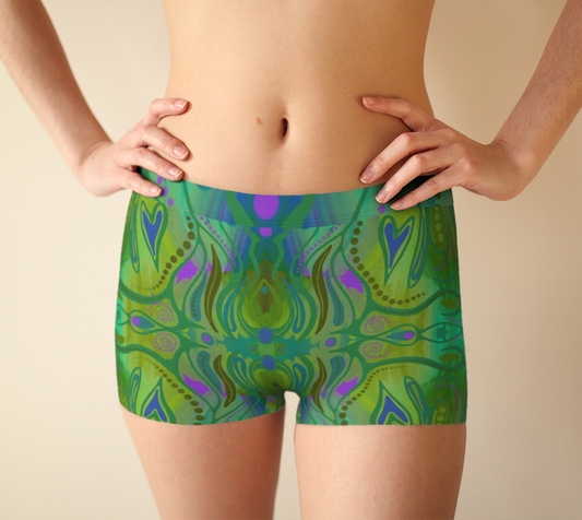 Culotte garçonne avec le motif Jardin d’autrefois