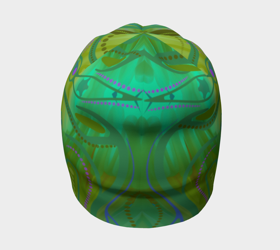 Tuque avec le motif Jardin d’autrefois