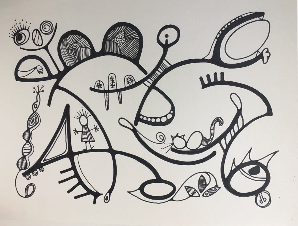 Tableau original "Que fais-tu là?"