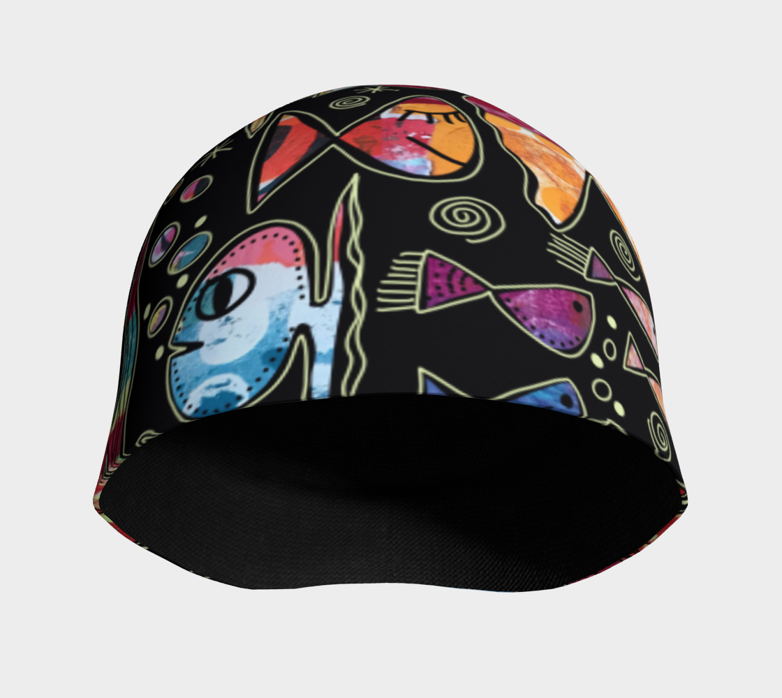 Tuque avec le motif Je m’en fish