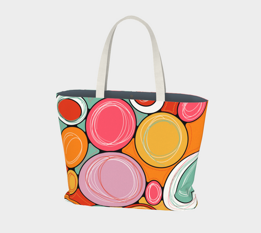 Fourre-tout géant avec le motif Bubble gum