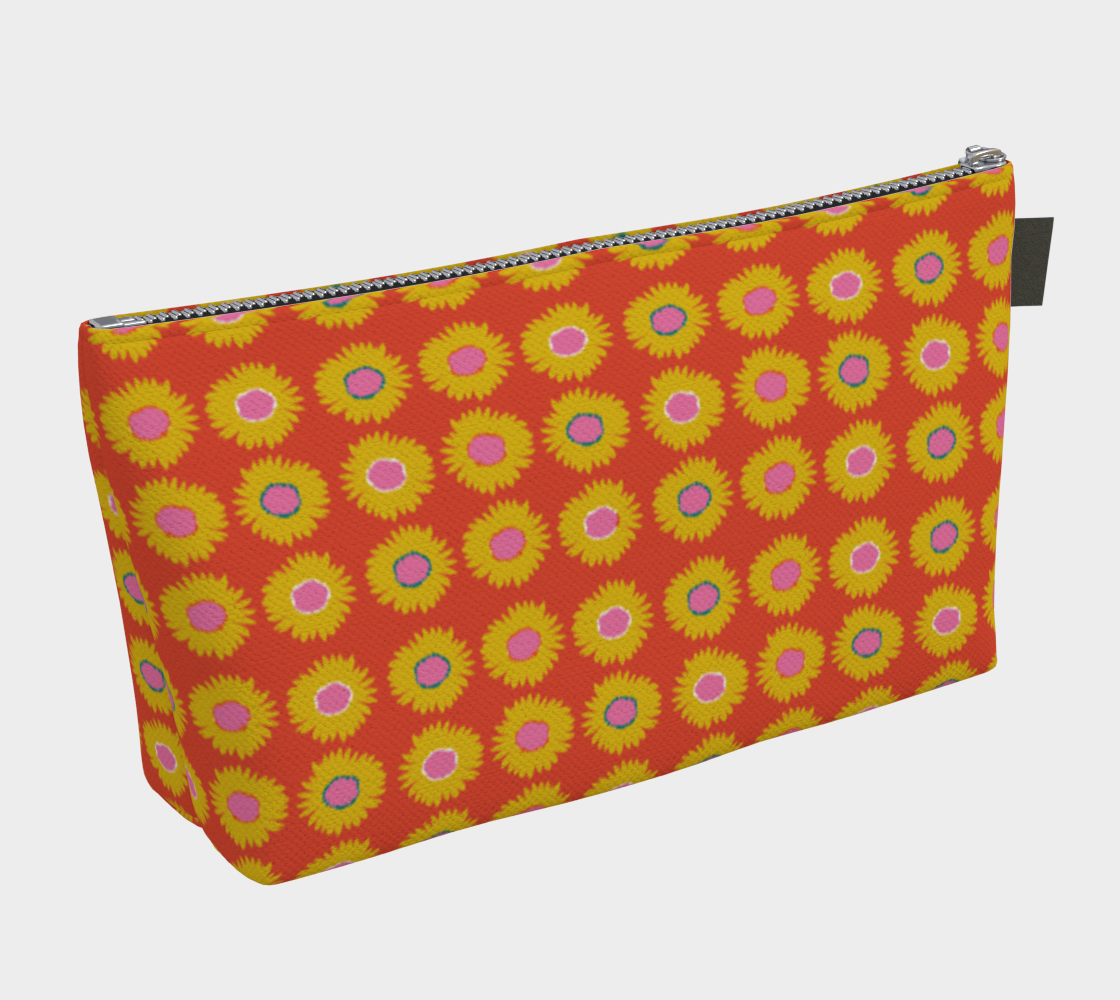 Trousse avec le motif Les marguerites