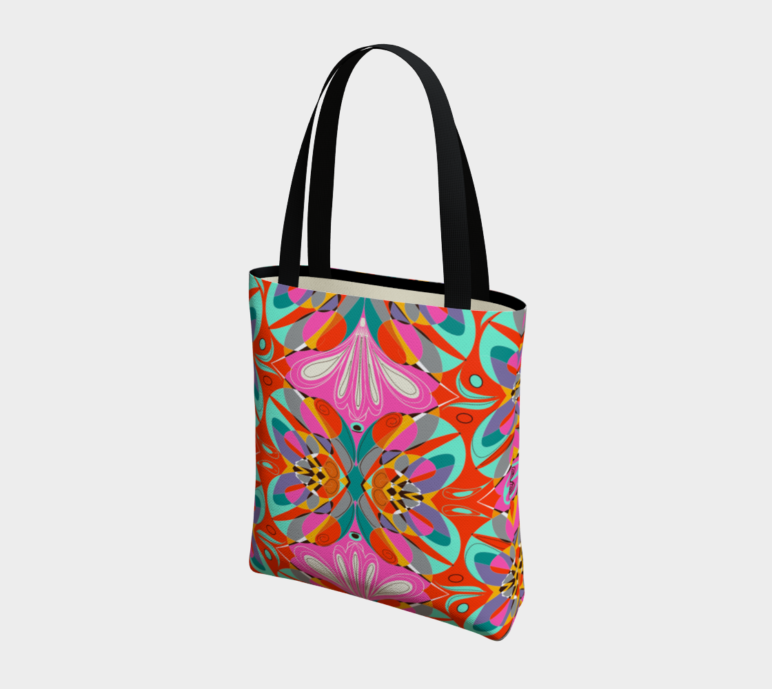 Sac cabas avec le motif Oiseau du paradis