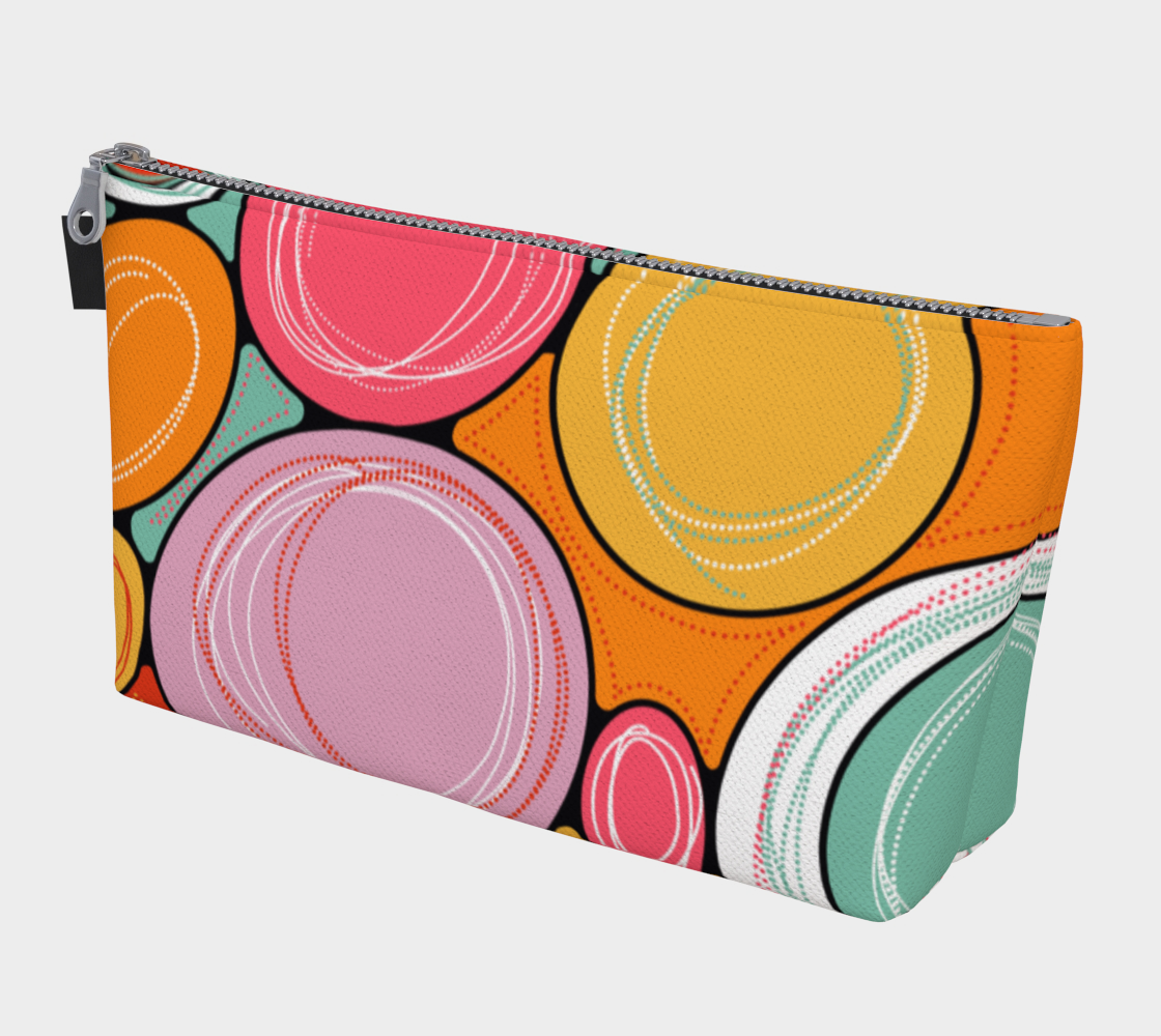Trousse avec le motif Bubble gum