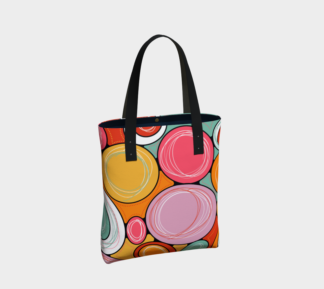 Sac cabas imprimé avec le motif Bubble gum