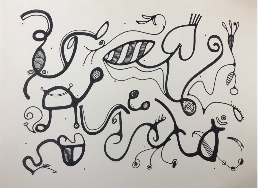 Tableau original "Le bordel est pris"