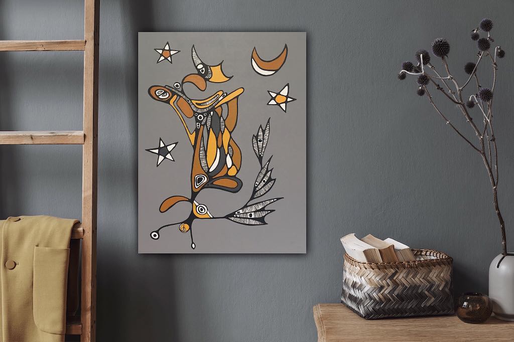 Toile sur canevas "Le chant de la Lune"