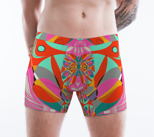 Boxer avec le motif Oiseau du paradis