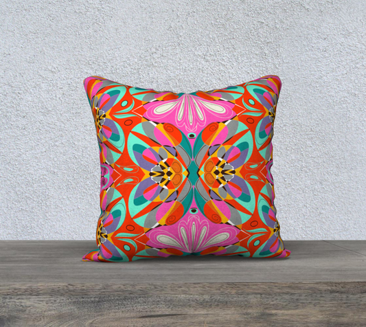Housse de coussin avec le motif Oiseau du paradis