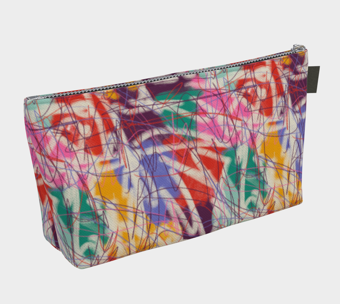 Trousse  avec le motif Gribouillis