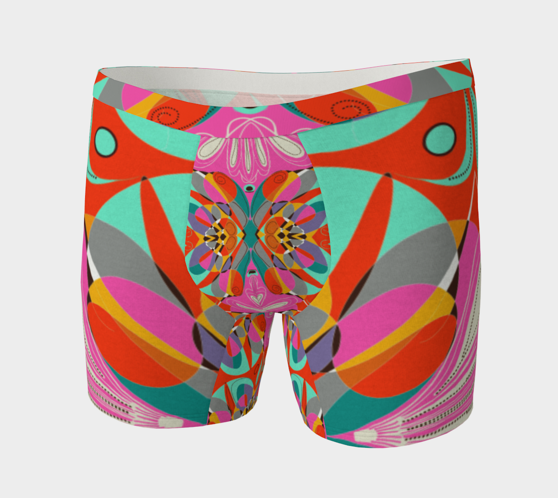 Boxer avec le motif Oiseau du paradis