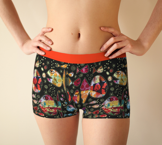 Culotte garçonne avec le motif Je m’en fish