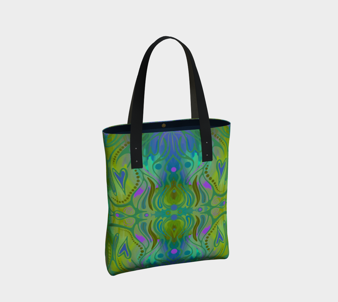Sac cabas avec le motif Jardin d’autrefois