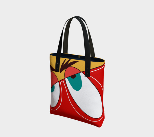 Sac cabas avec le motif Je te vois