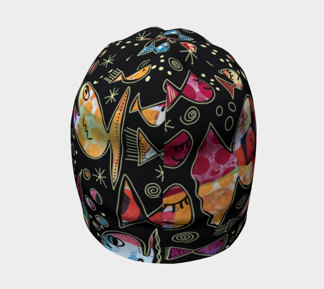 Tuque avec le motif Je m’en fish