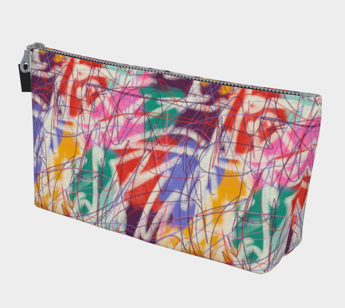 Trousse  avec le motif Gribouillis