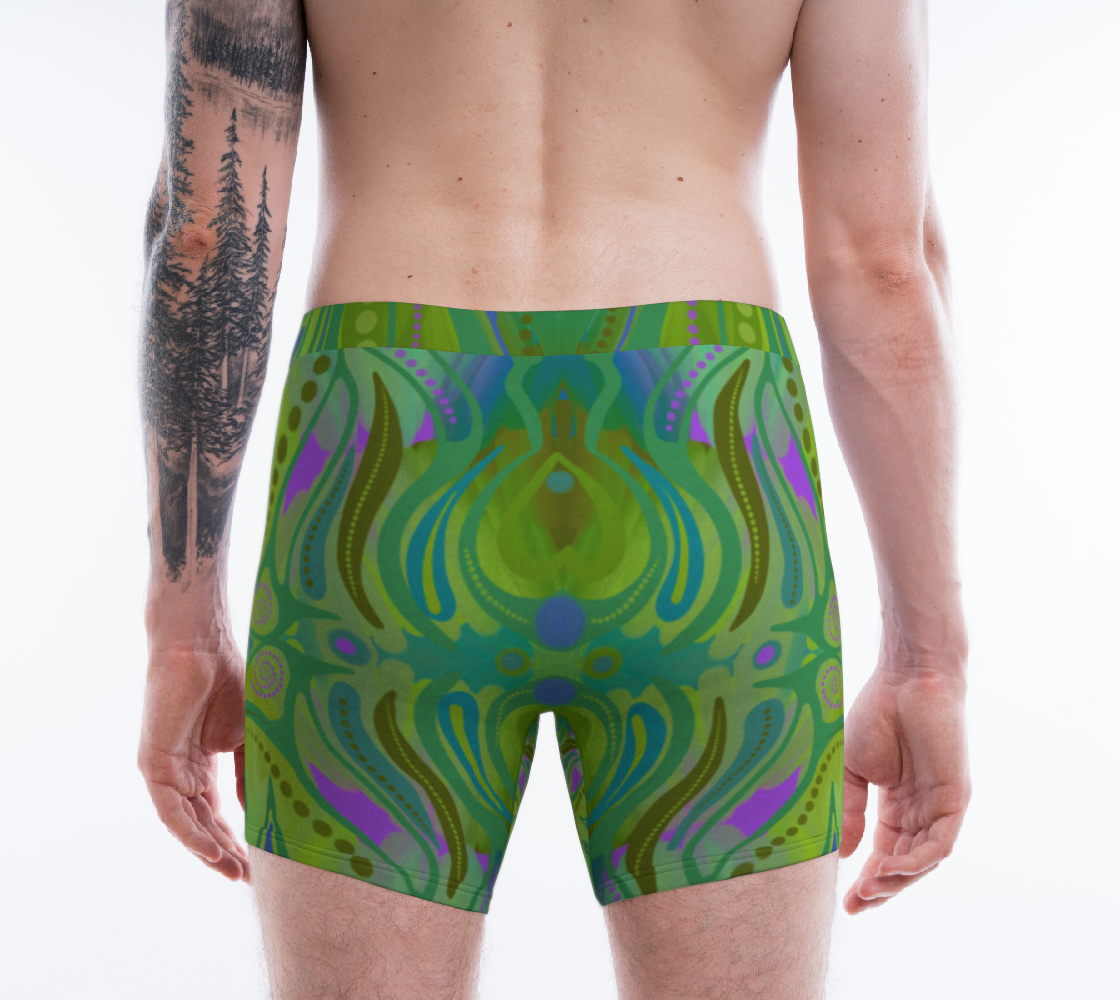 Boxer avec le motif Jardin d’autrefois