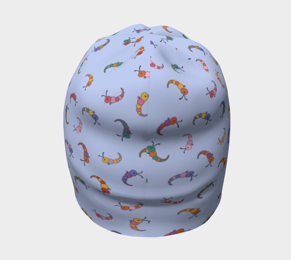 Tuque avec le motif Coquines chenilles