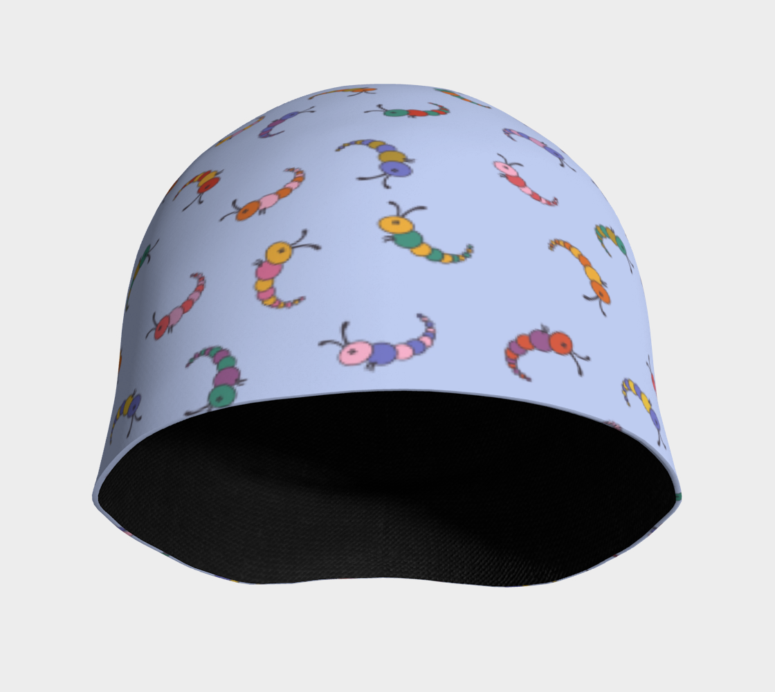Tuque avec le motif Coquines chenilles