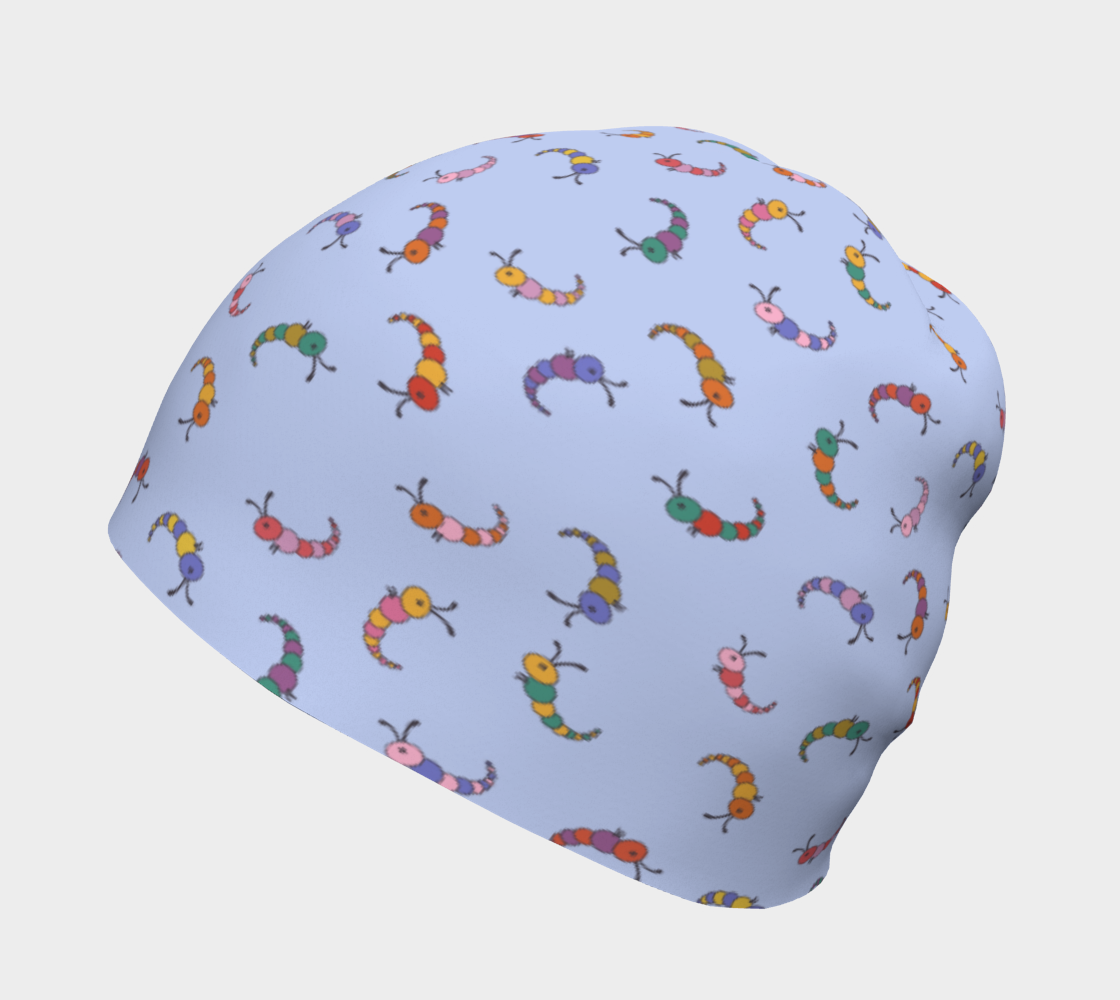 Tuque avec le motif Coquines chenilles