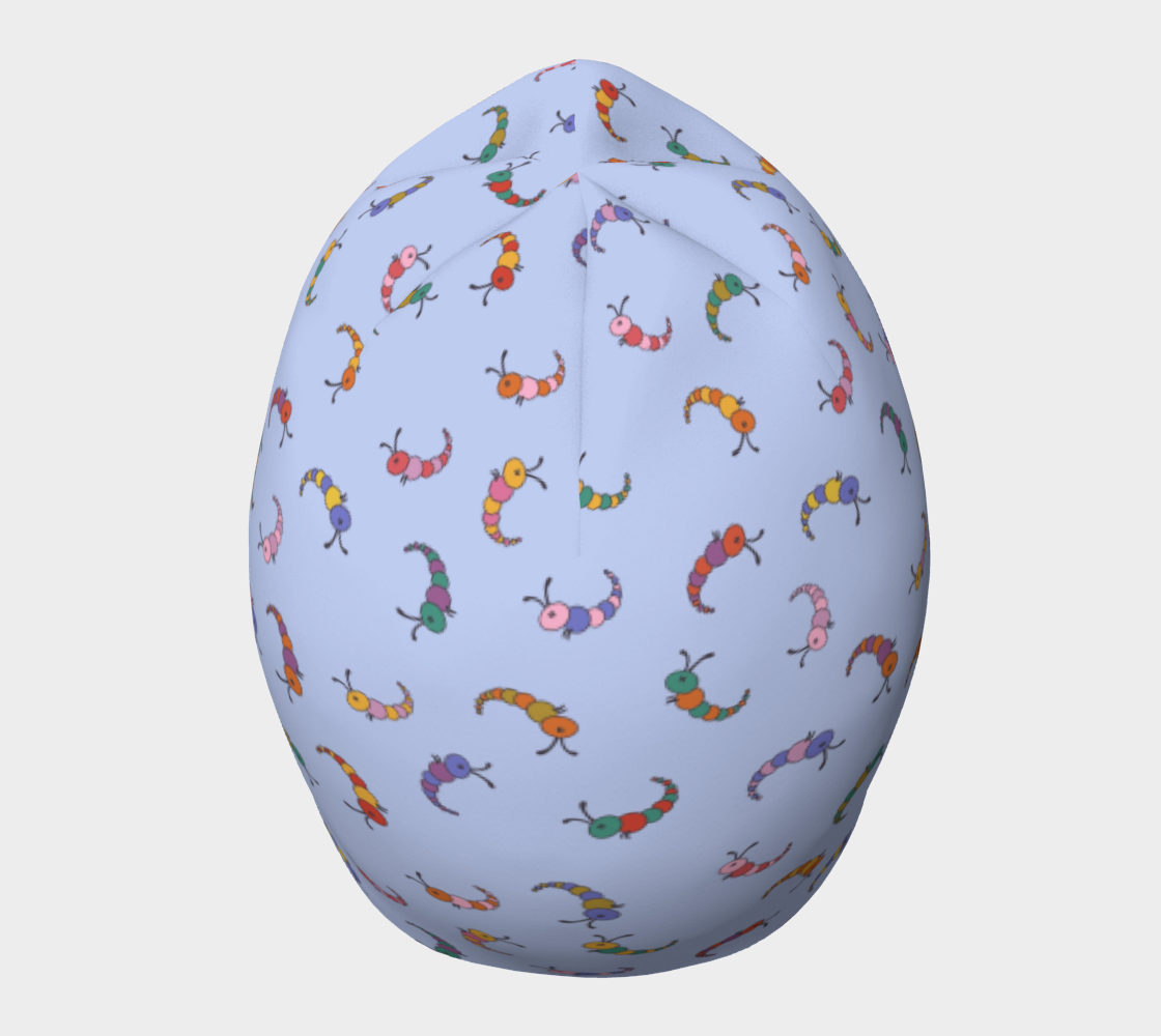 Tuque avec le motif Coquines chenilles