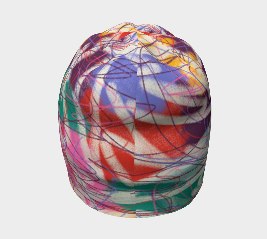 Tuque avec le motif gribouillis 6B