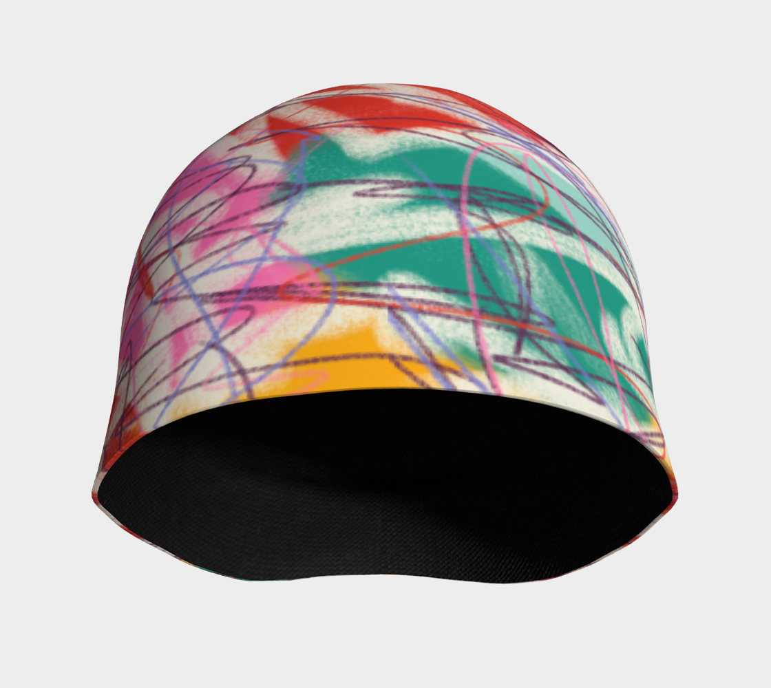 Tuque avec le motif gribouillis 6B