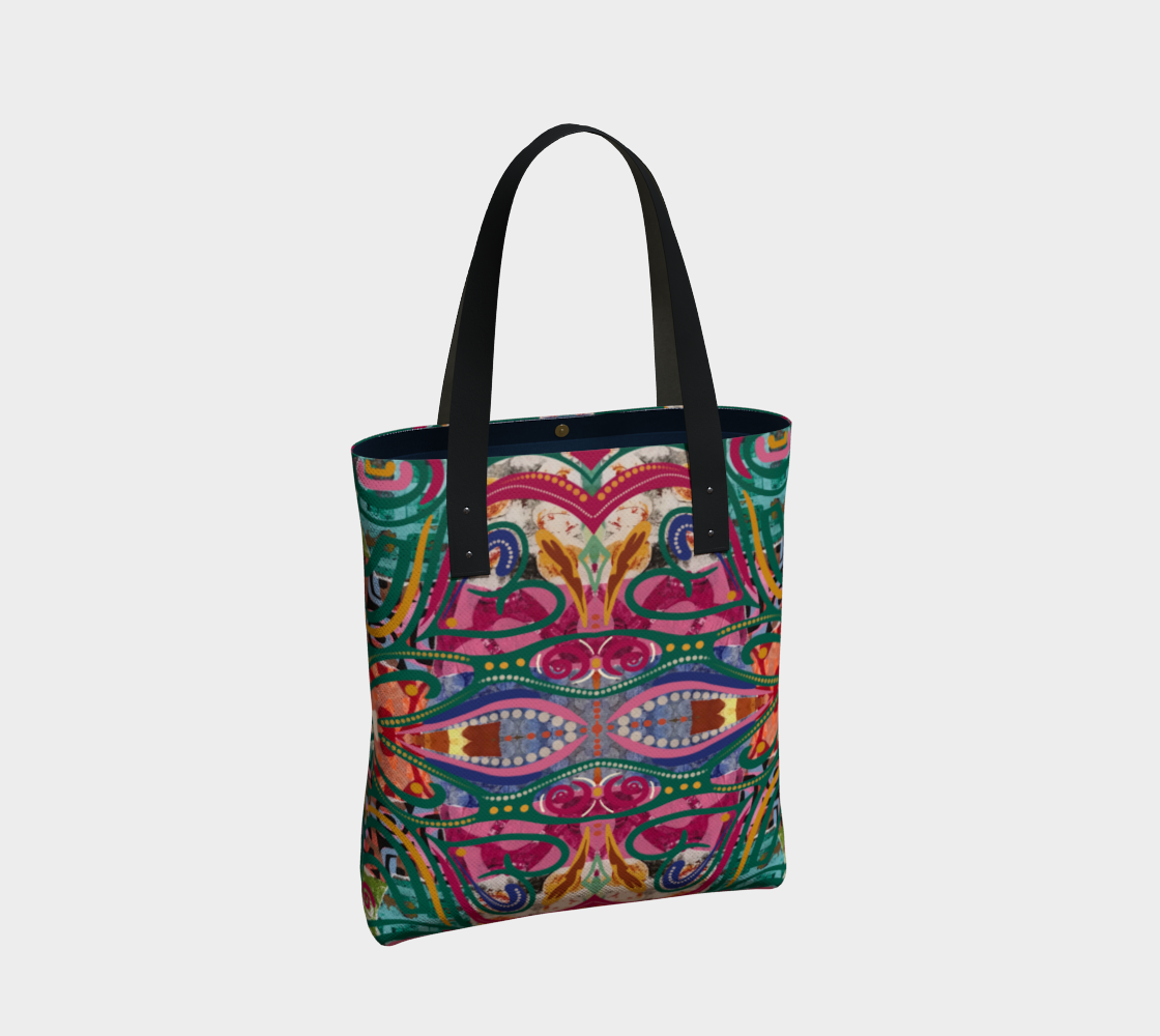 Sac cabas imprimé avec le motif J'adore