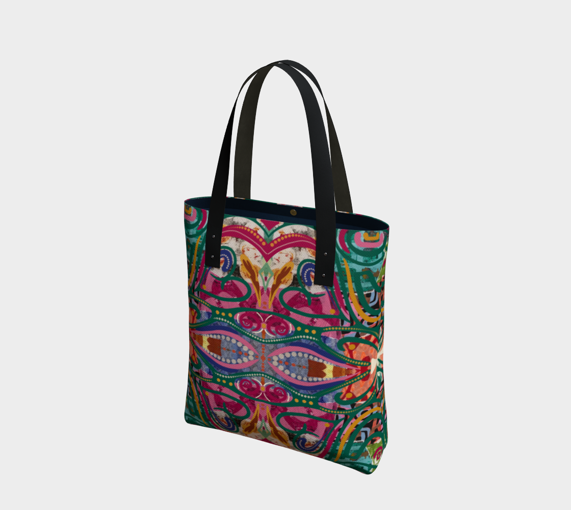 Sac cabas imprimé avec le motif J'adore